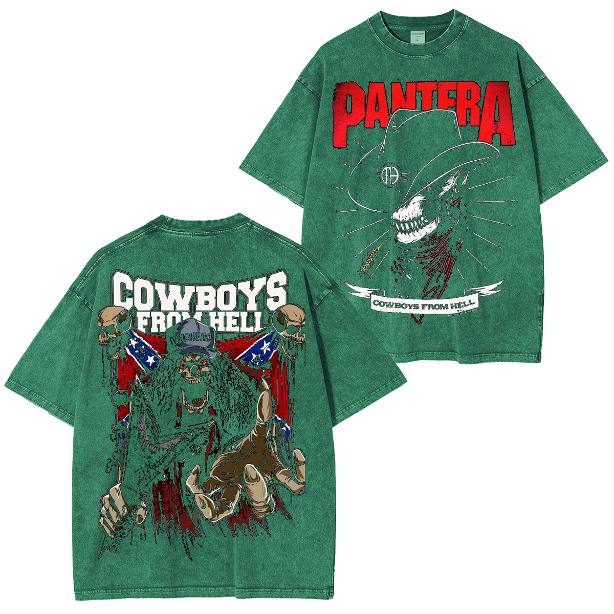 Cowboys from Hell Pantera Washed Unisex T-Shirt