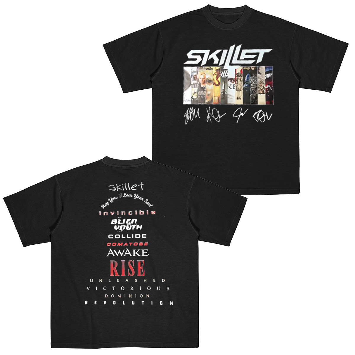Skillet Band Cotton Unisex T-shirt