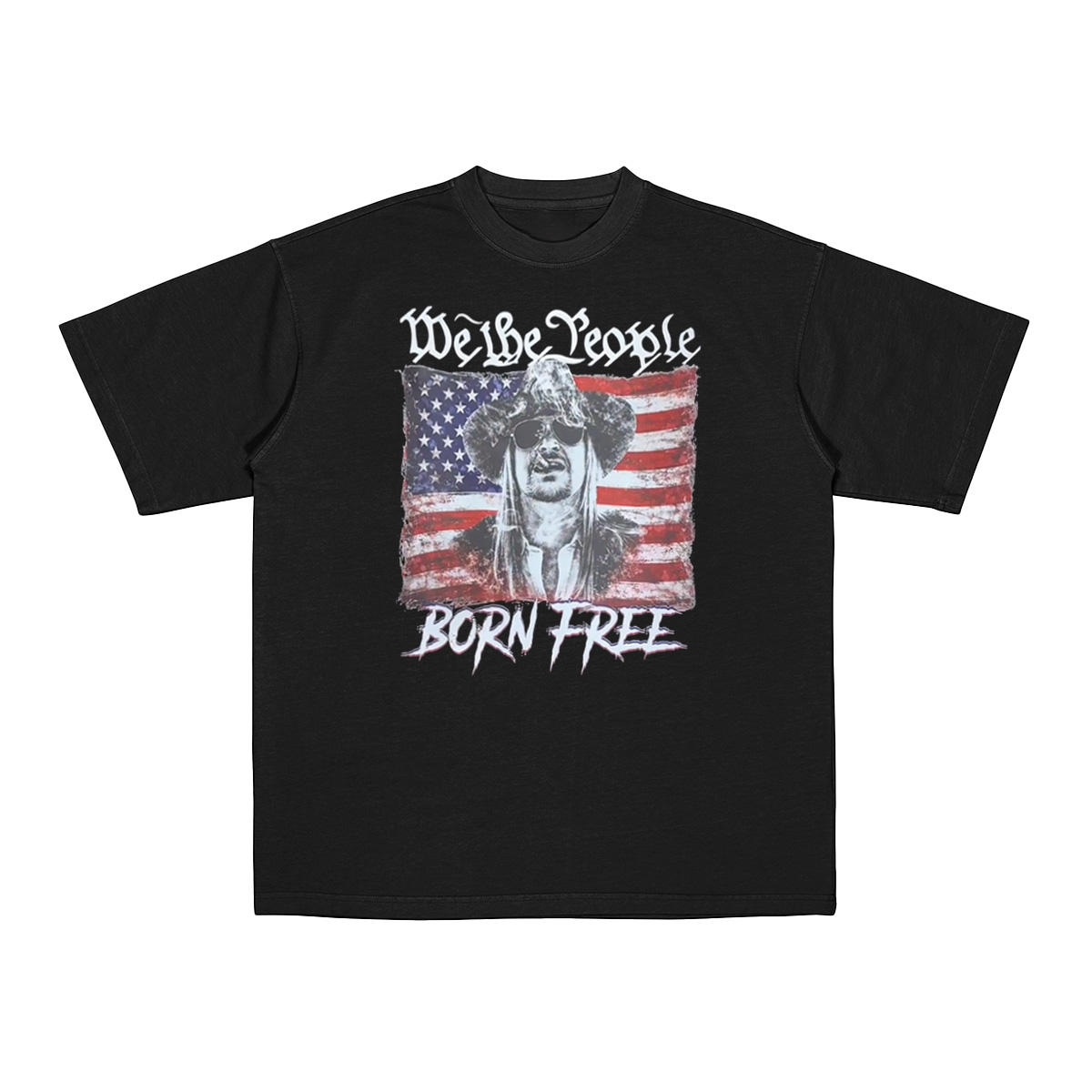 We The People Born Free Kid Rock Cotton Unisex T-shirt