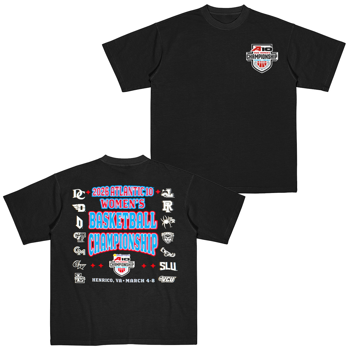 2026 Atlantic 10 Women's Basketball Championship Cotton Unisex T-shirt