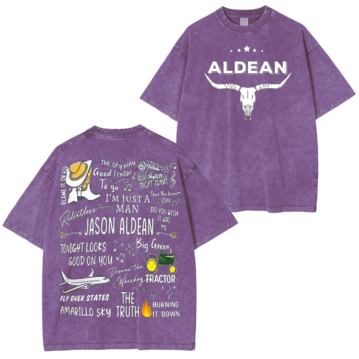 Jason Aldean Washed Unisex T-Shirt
