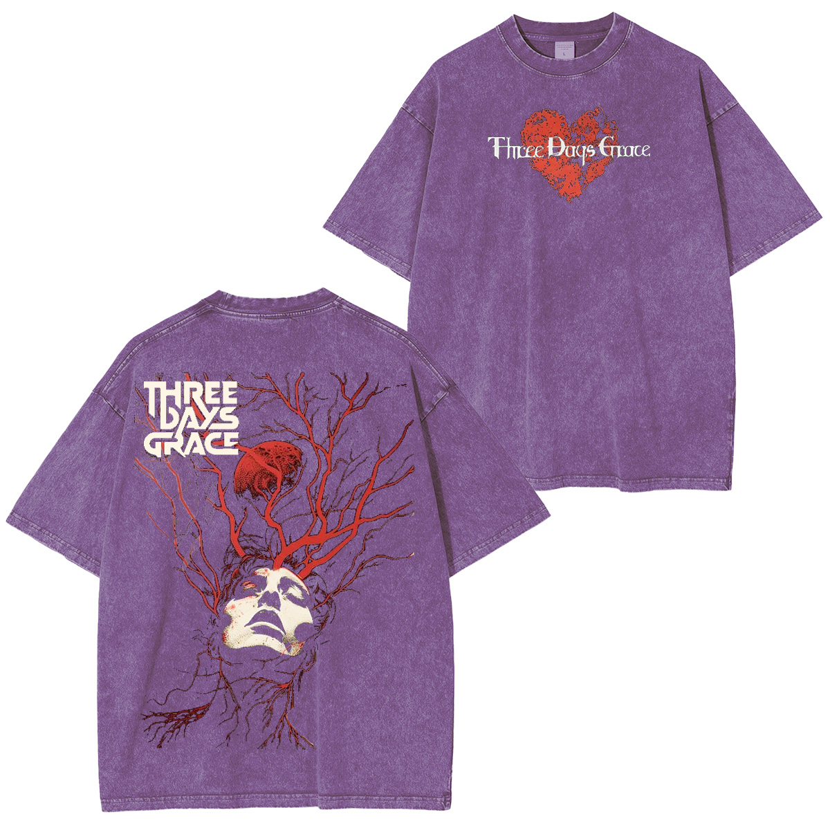 Three Days Grace Washed Unisex T-Shirt