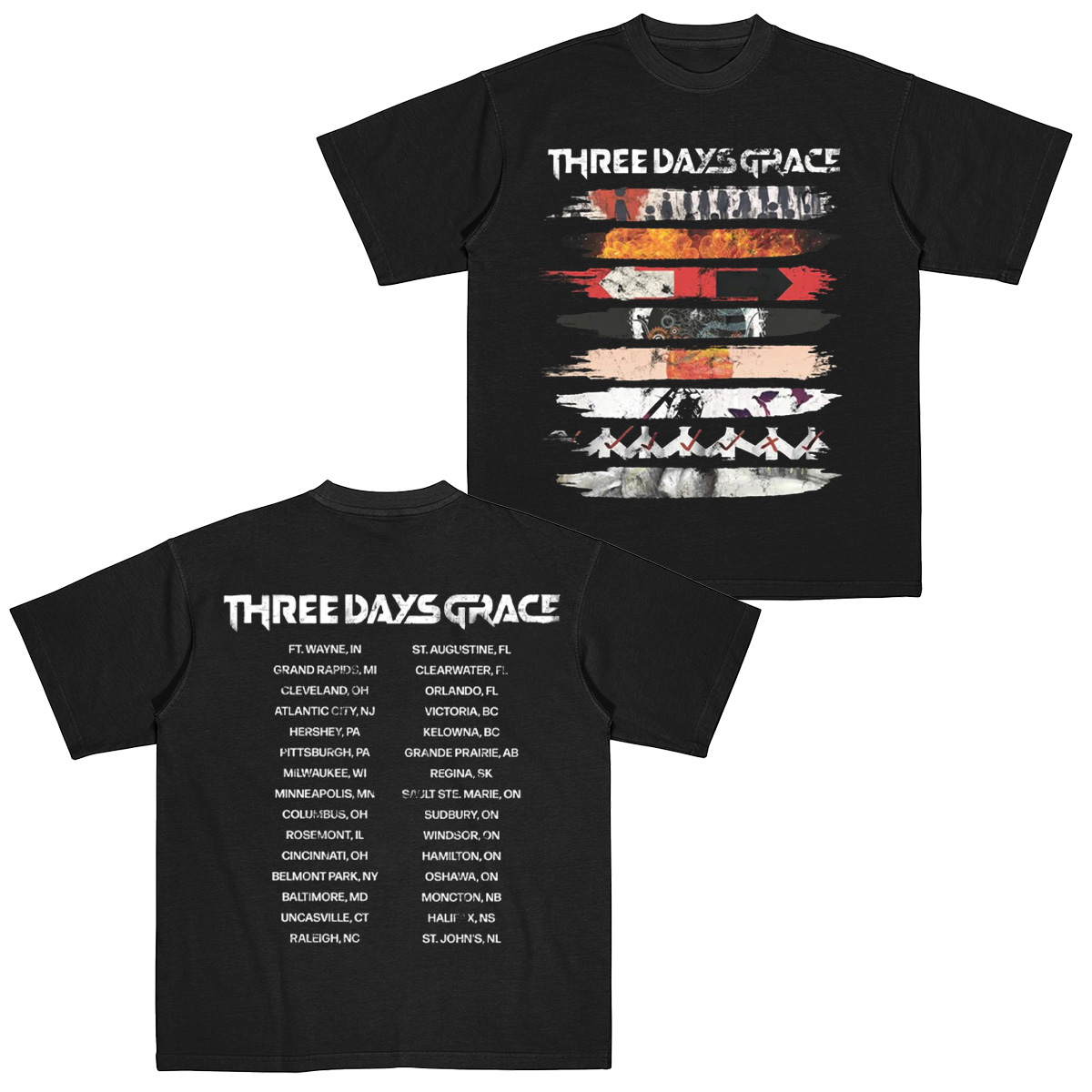 Three Days Grace Cotton Unisex T-shirt