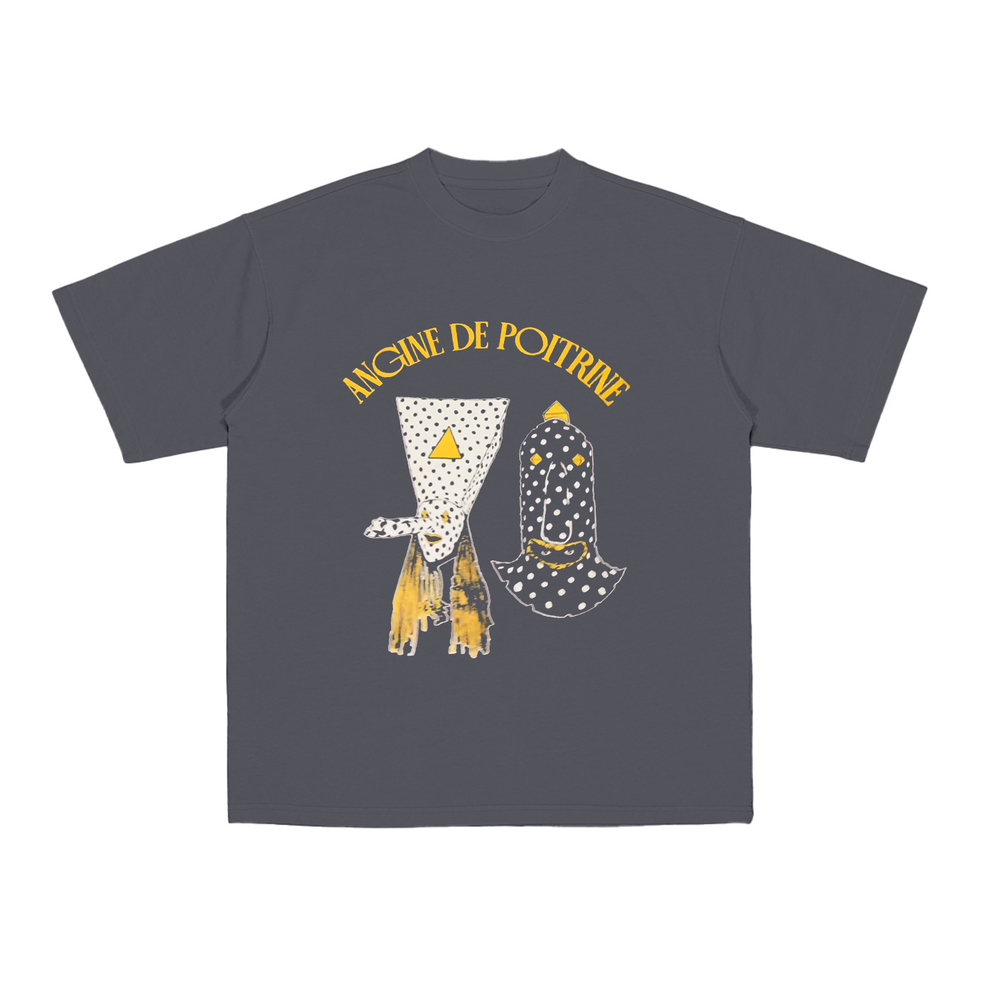 Angine De Poitrine Cotton Unisex T-shirt