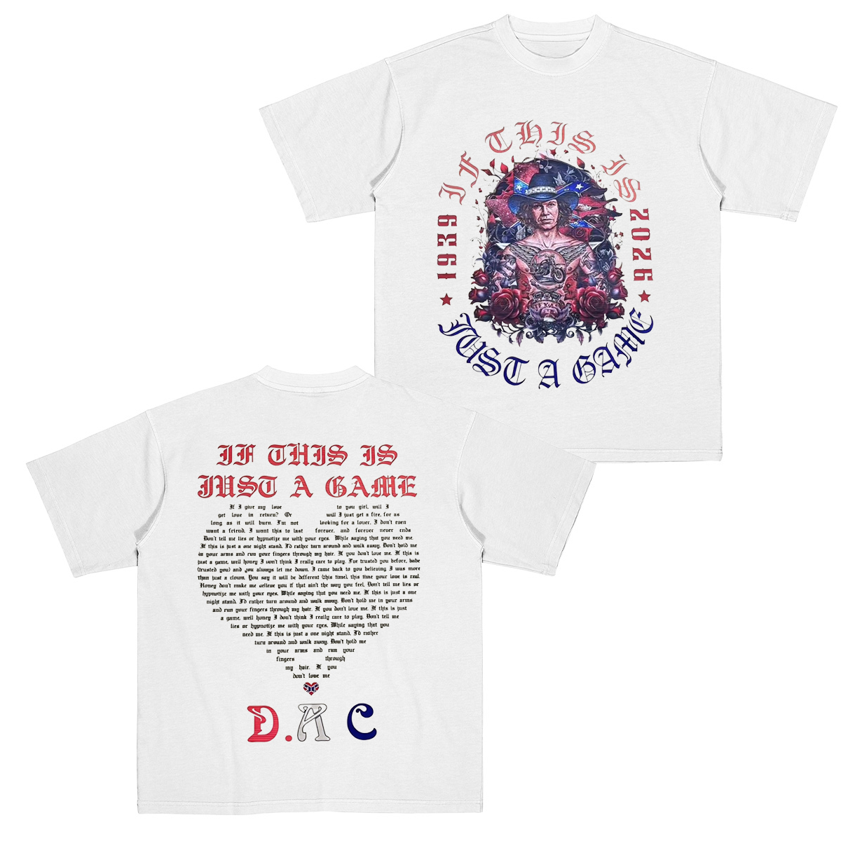 David Allen Coe Cotton Unisex T-shirt