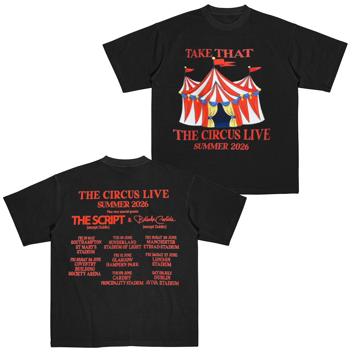 Take That  2026 tour Cotton Unisex T-shirt