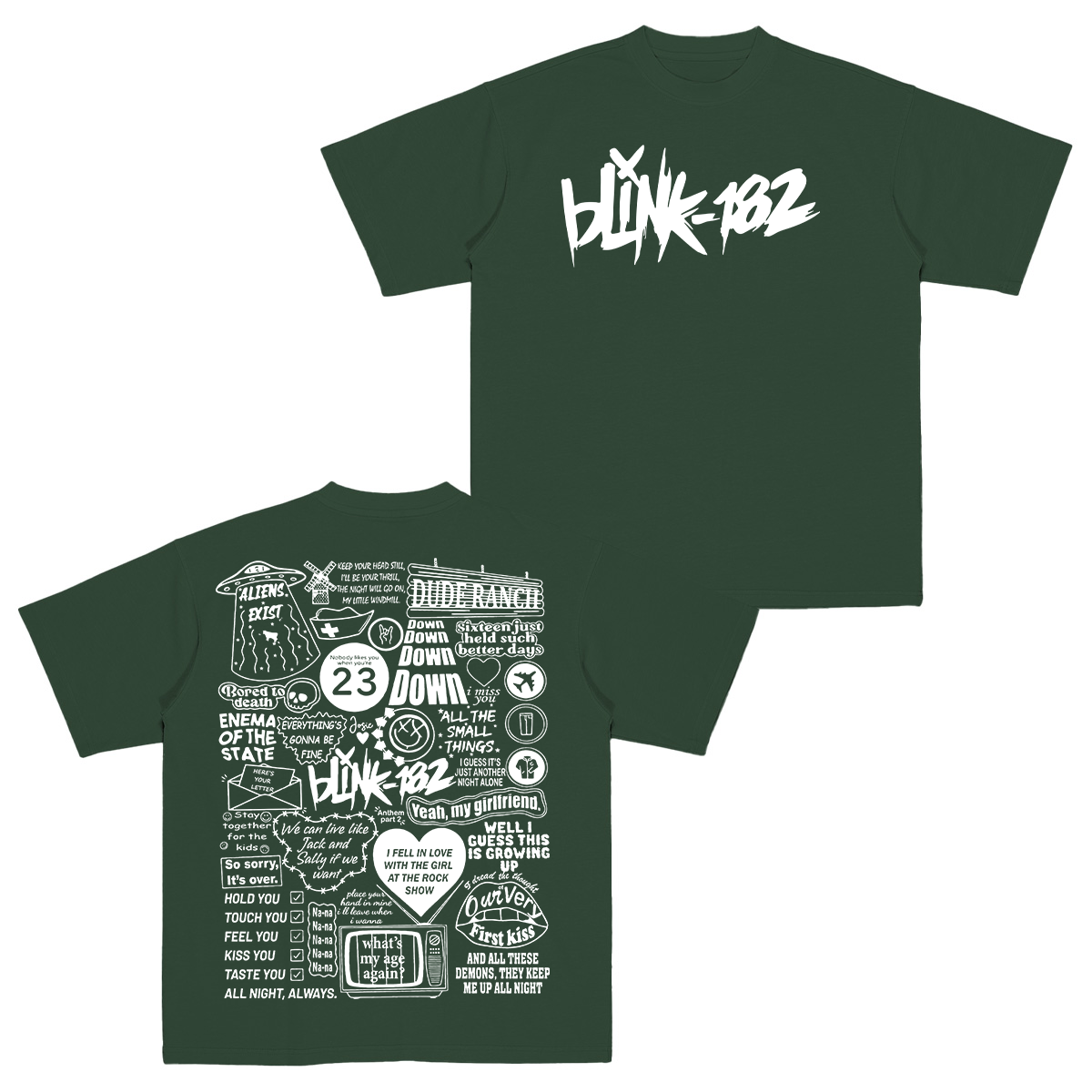 Blink-182 Cotton Unisex T-shirt