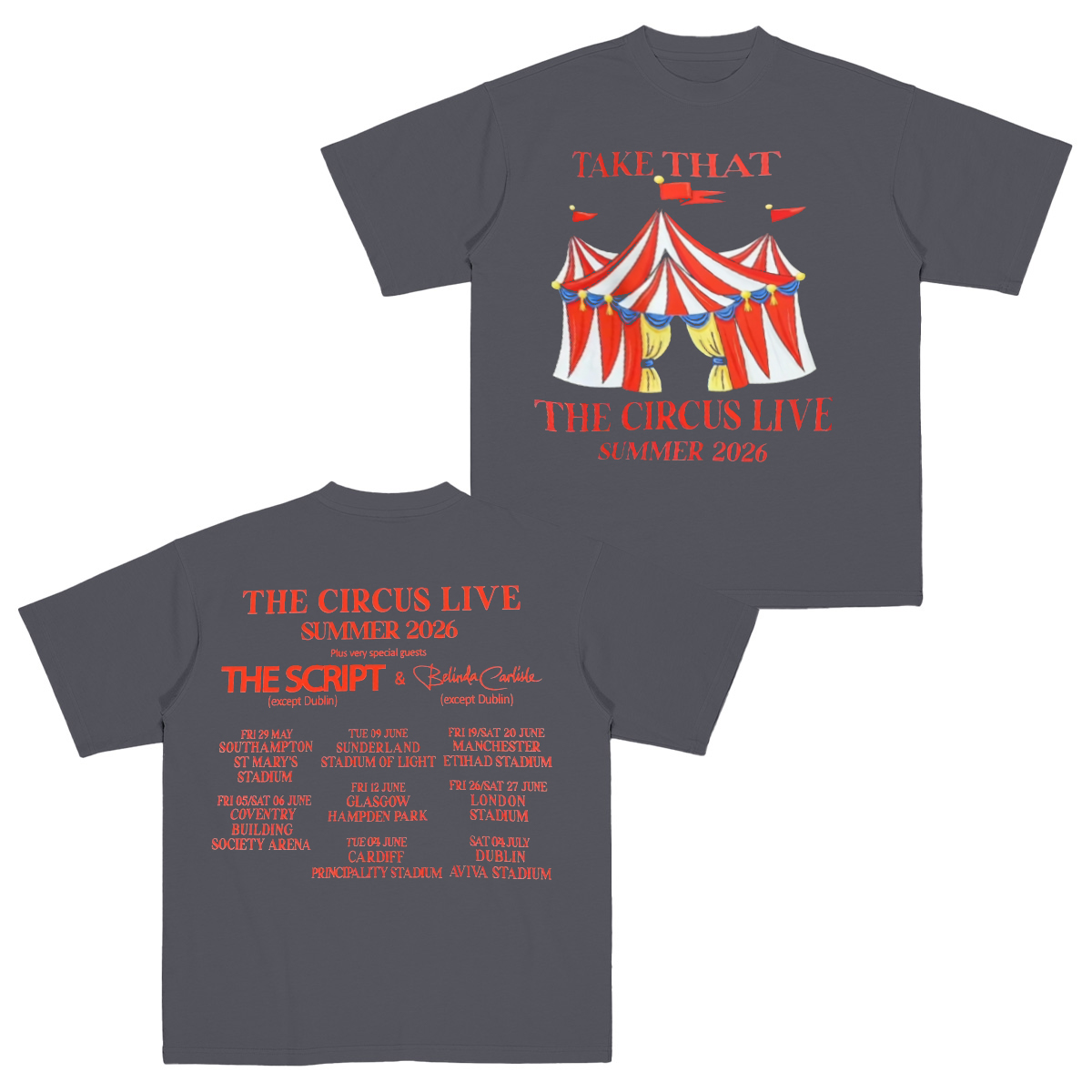 Take That 2026 tour Cotton Unisex T-shirt