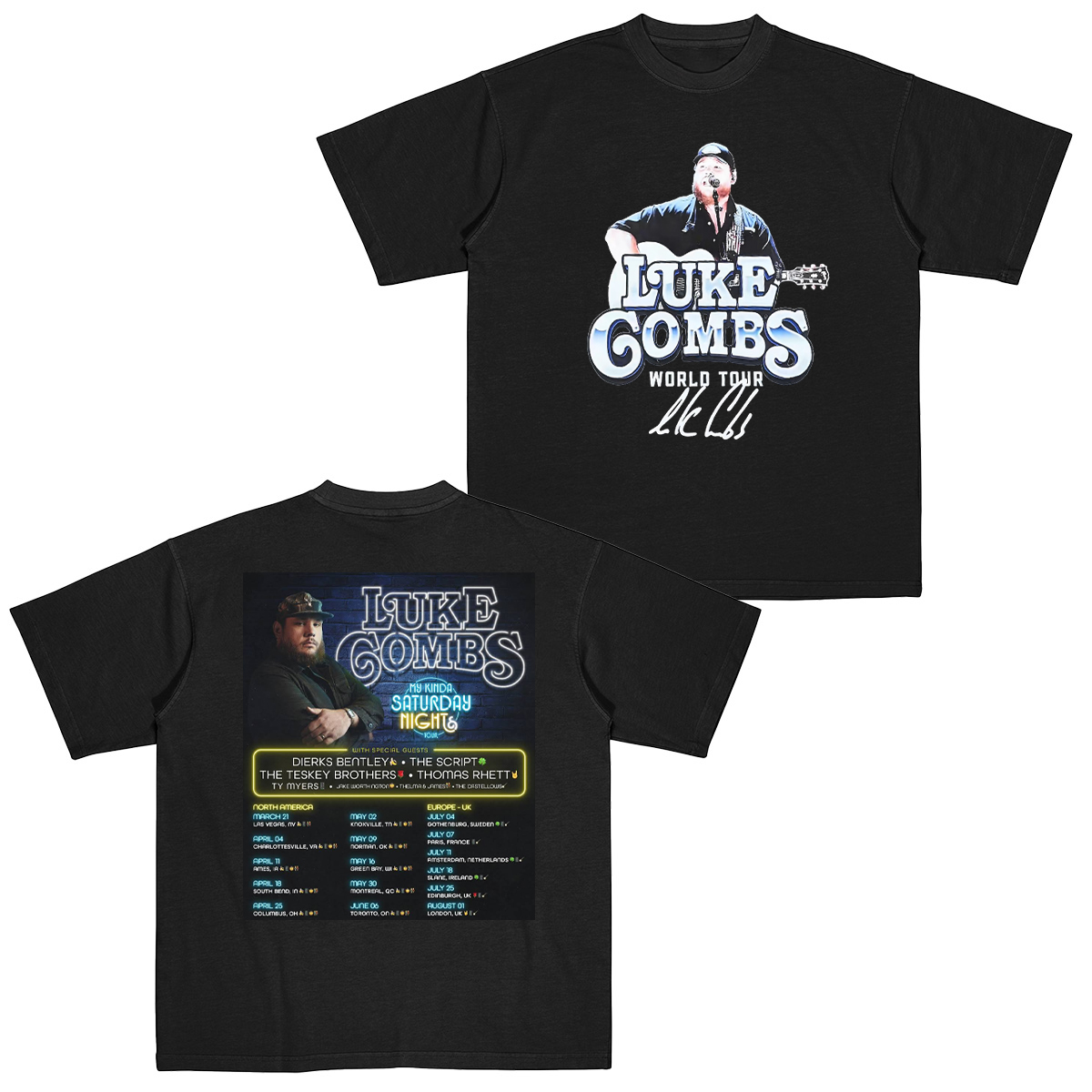 Luke Combs Cotton Unisex T-shirt