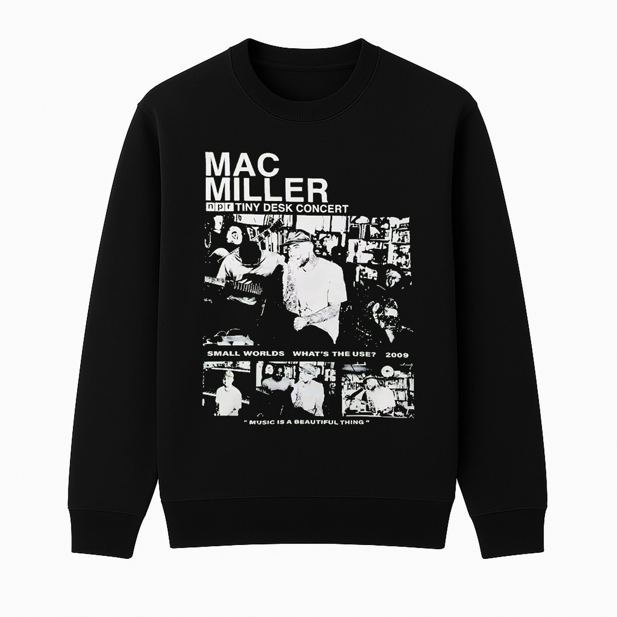 Mac Miller Unisex Cotton Creneck Sweatshirt
