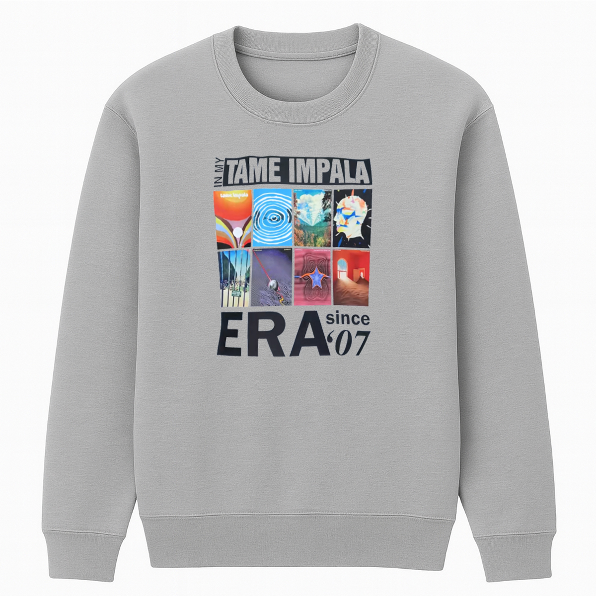 Tame Impala Unisex Cotton Creneck Sweatshirt