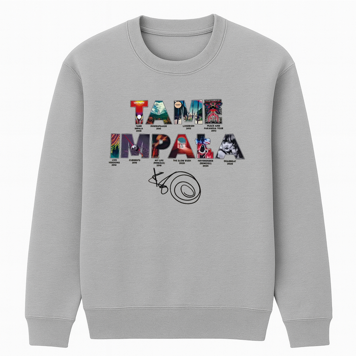 Tame Impala Unisex Cotton Creneck Sweatshirt