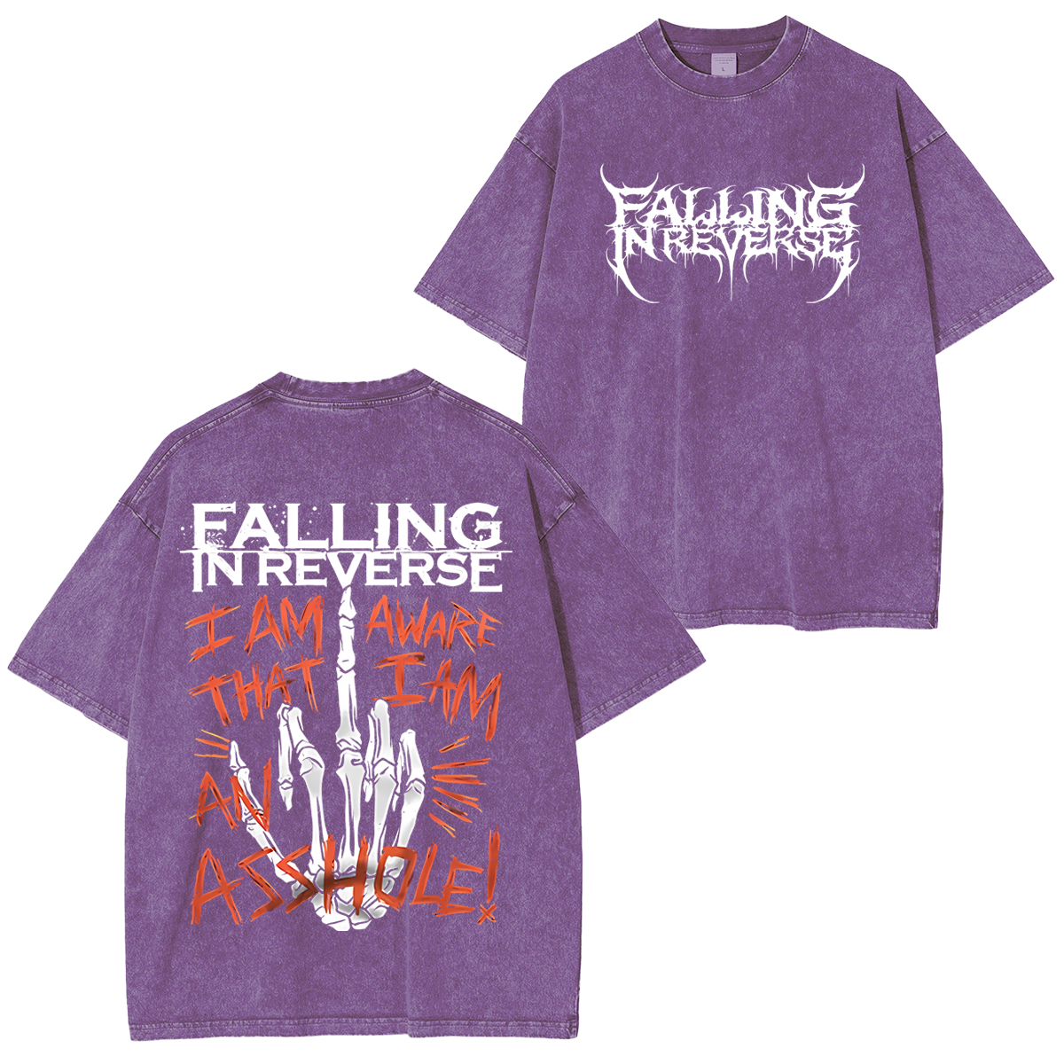 Falling In Reverse Washed Unisex T-shirt