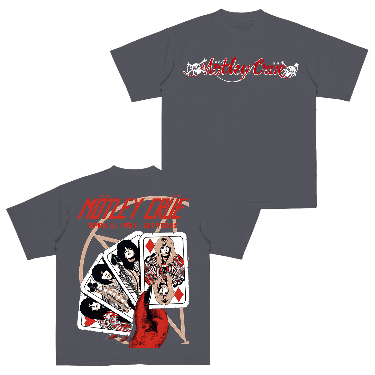 Motley Crue Vintage Cotton Unisex T-shirt