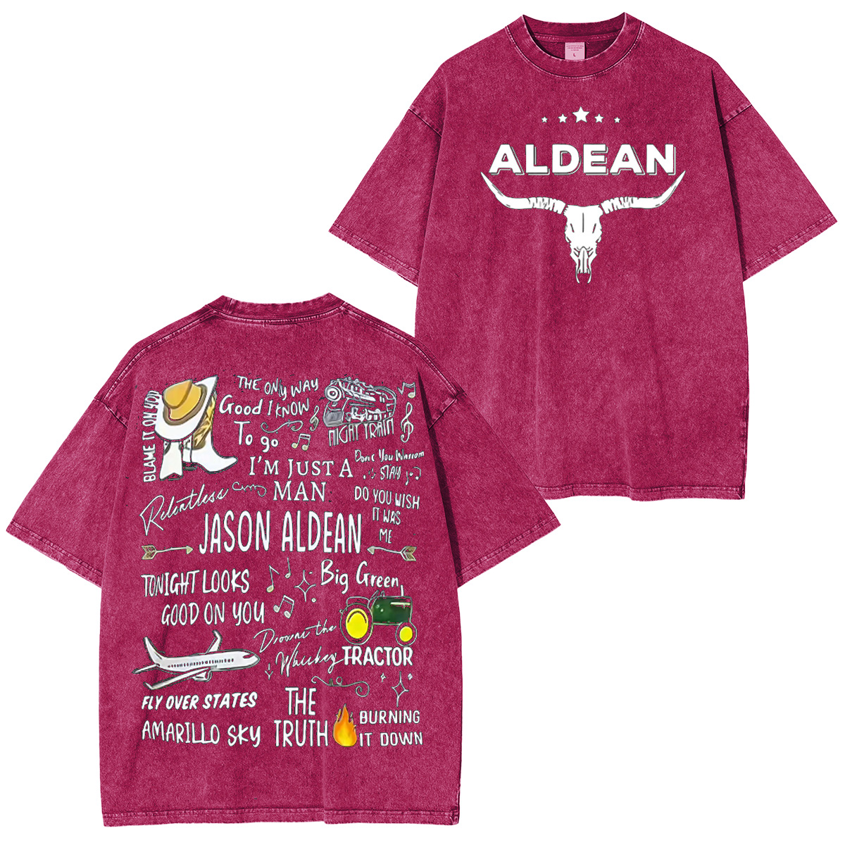 Jason Aldean Washed Unisex T-Shirt