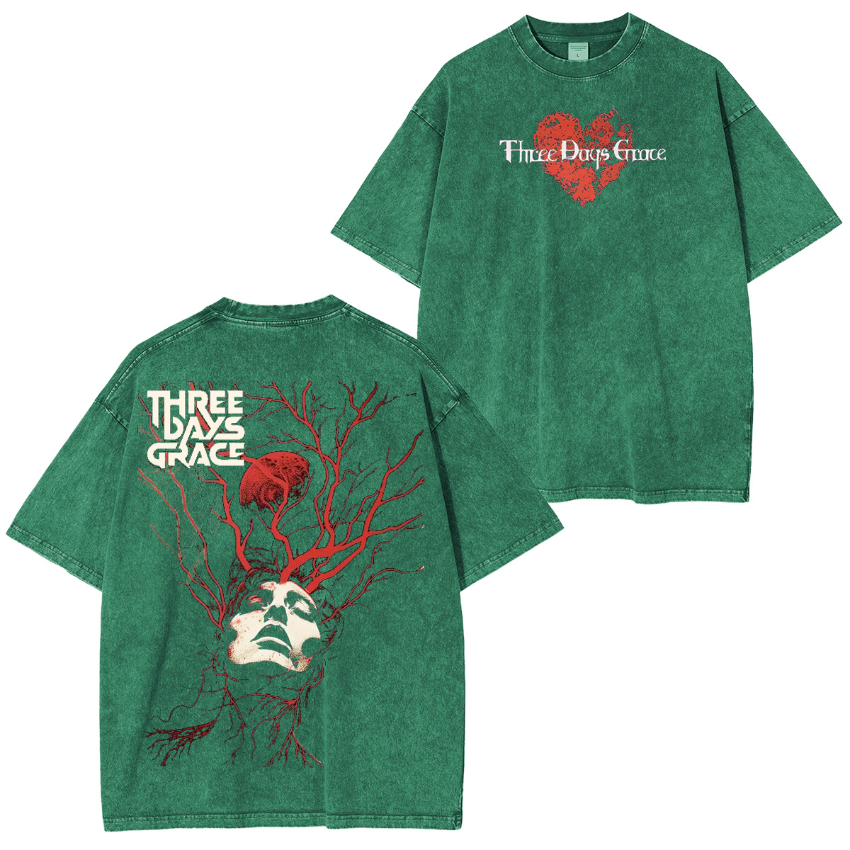 Three Days Grace Washed Unisex T-Shirt