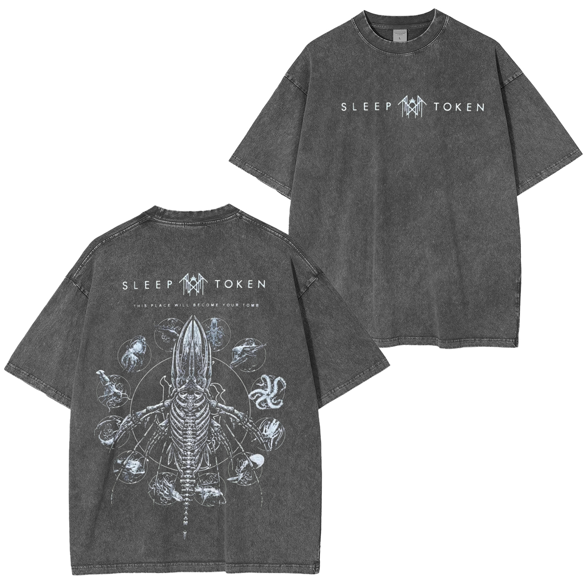 Sleep Token Washed Unisex T-Shirt