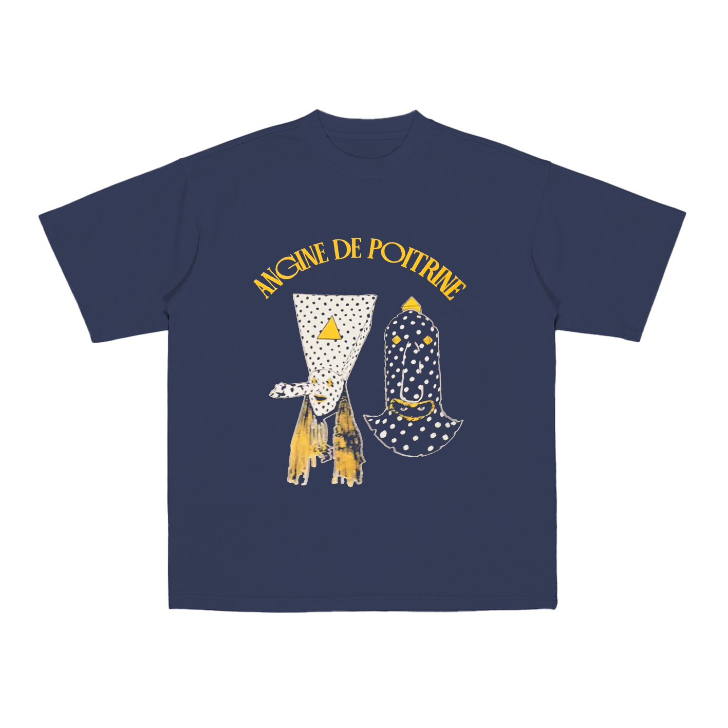 Angine De Poitrine Cotton Unisex T-shirt