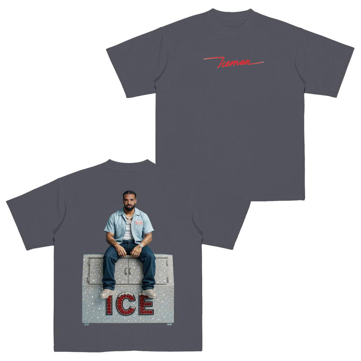 Drake iceman  Cotton Unisex T-shirt