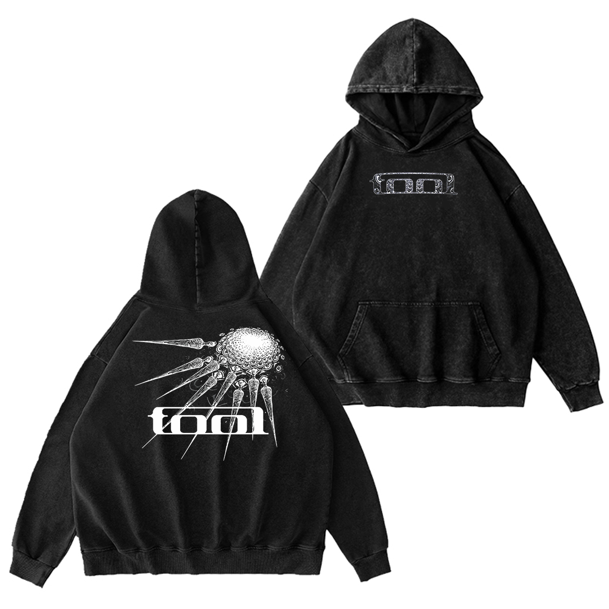 Tool Rammstein Essential Unisex Washed Hoodie