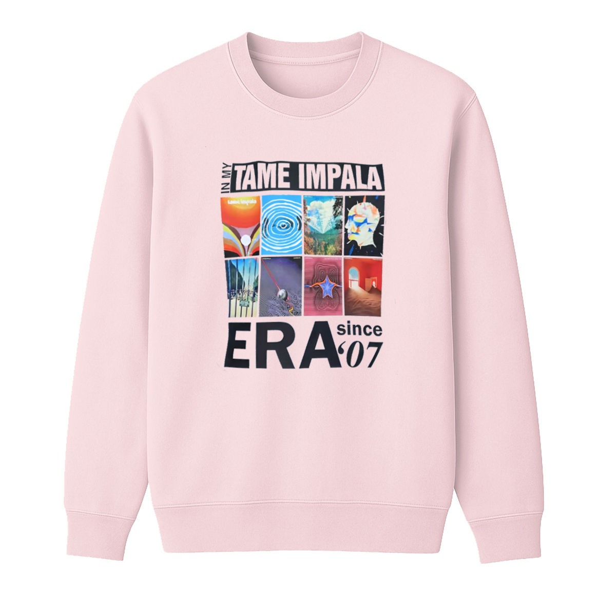 Tame Impala Unisex Cotton Creneck Sweatshirt