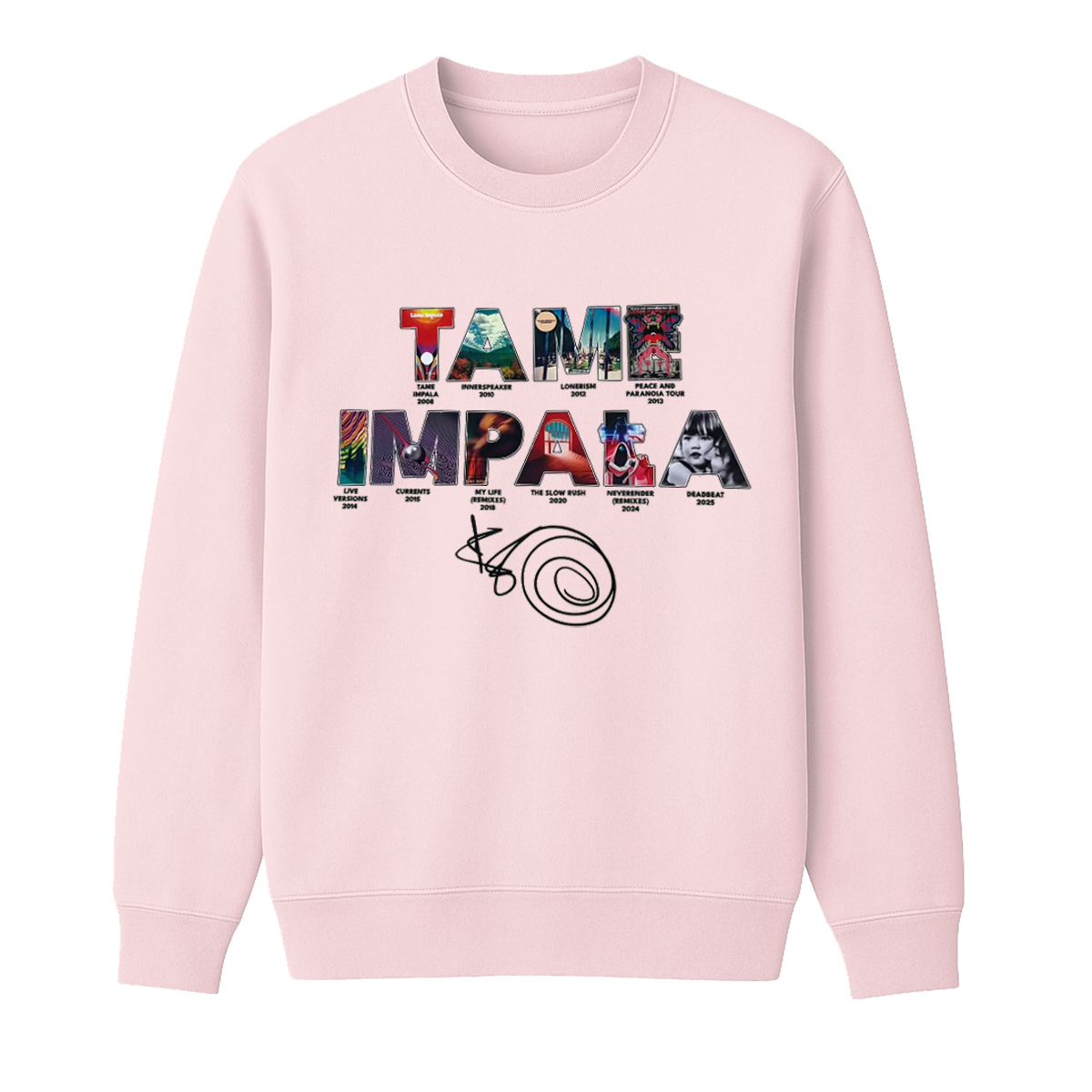 Tame Impala Unisex Cotton Creneck Sweatshirt