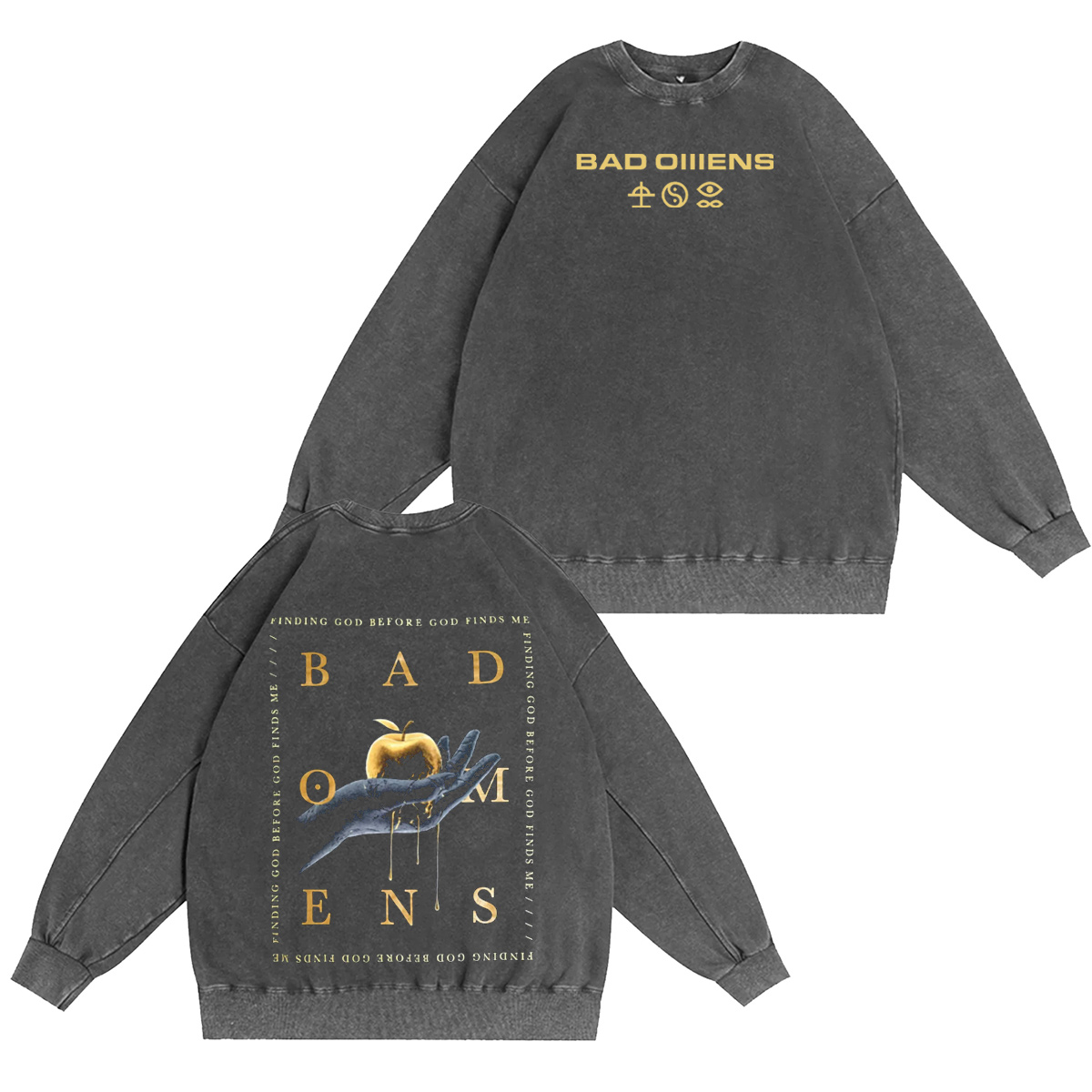 Bad Omens Unisex Washed Crewneck Sweatshirt