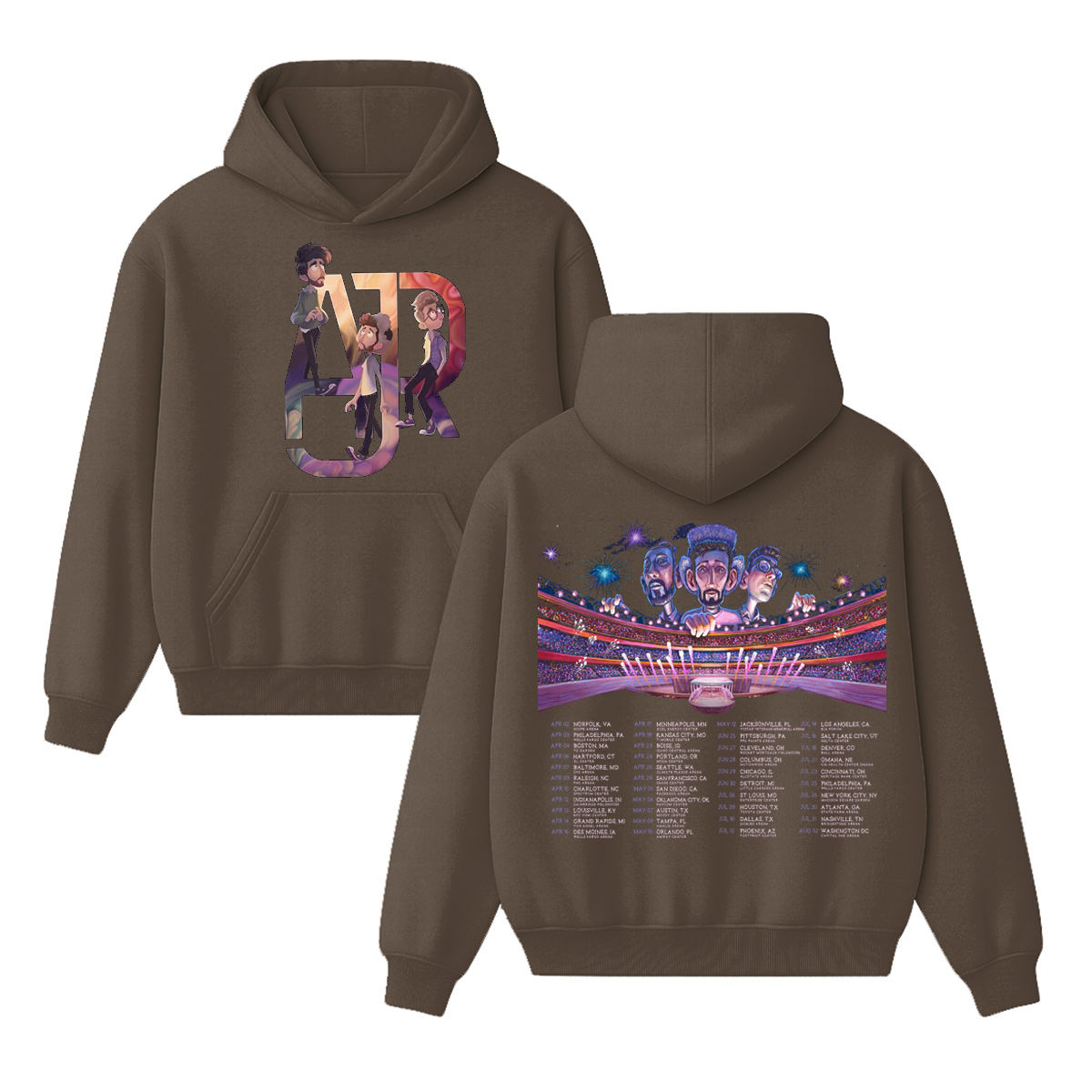 AJR 2024 Tour Cotton Unisex Hoodie