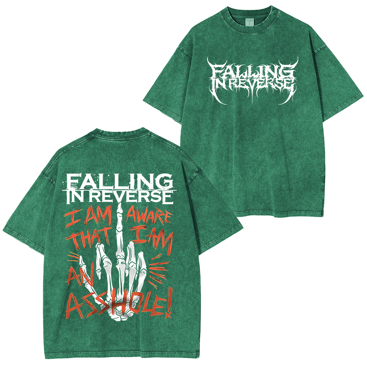Falling In Reverse Washed Unisex T-shirt