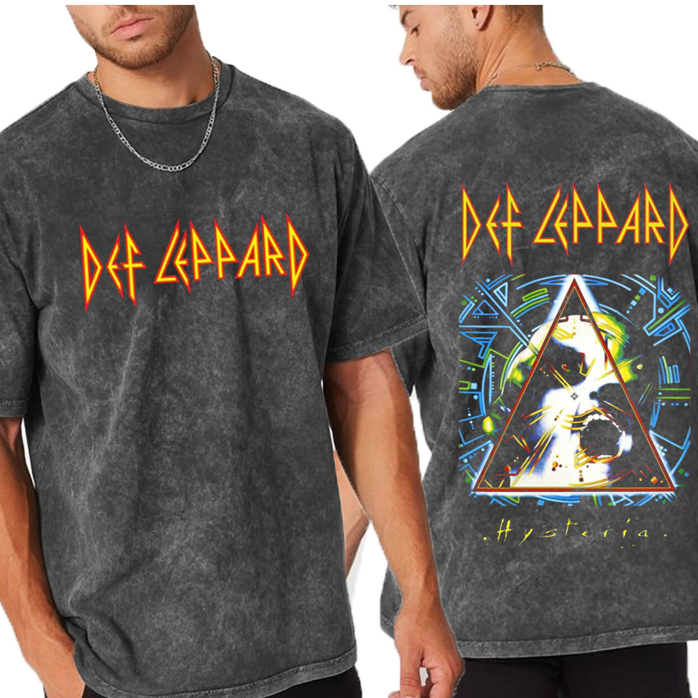 Defleppard Unisex Washed T-Shirt