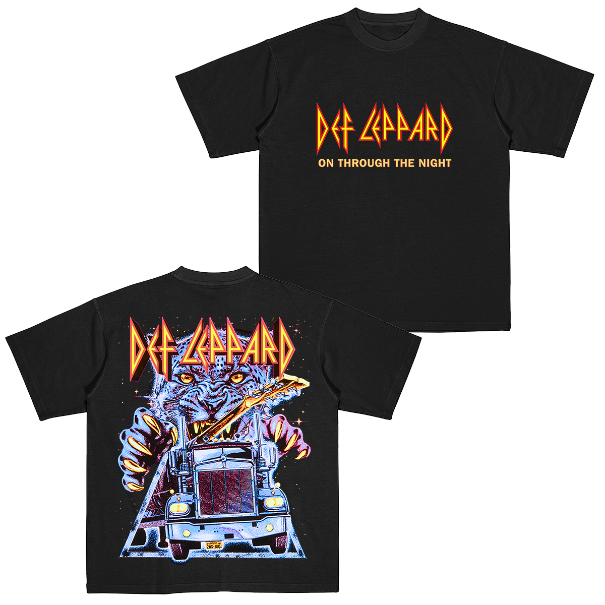 Vintage romance meets arena rock power. Def Leppard Cotton Unisex T-shirt