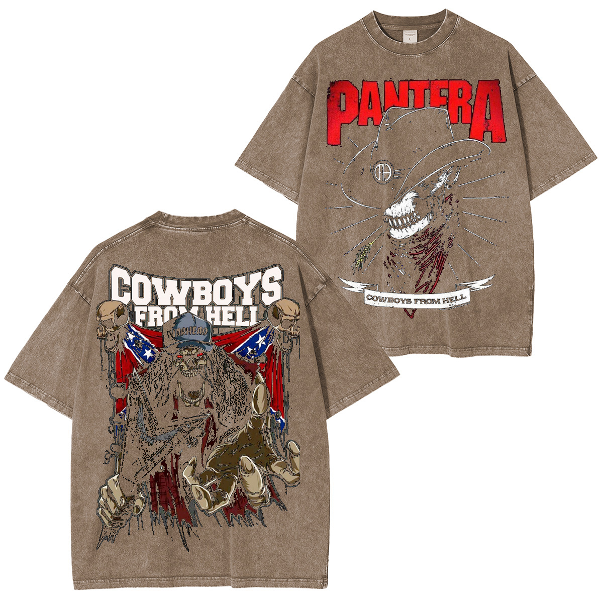 Cowboys from Hell Pantera Washed Unisex T-Shirt