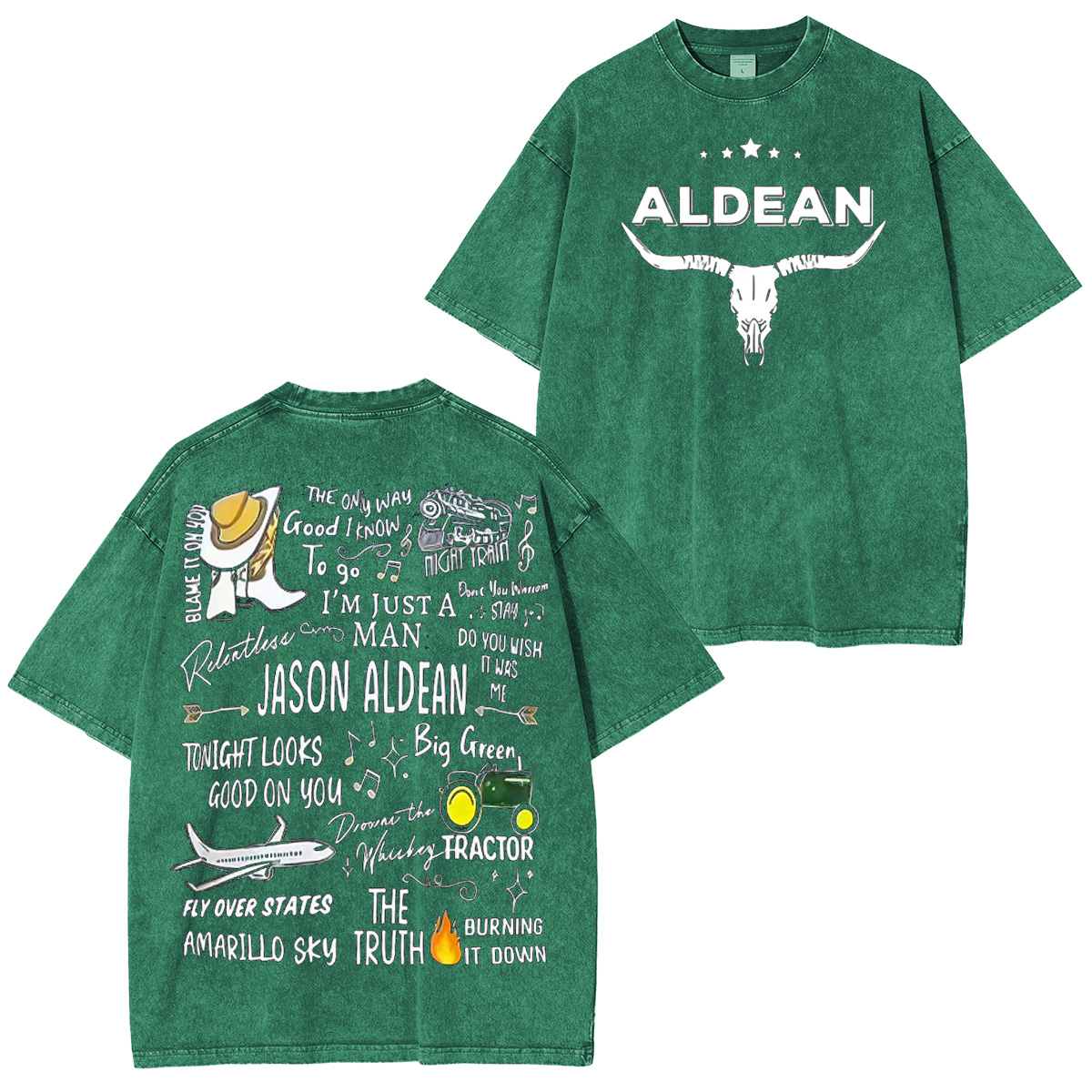 Jason Aldean Washed Unisex T-Shirt