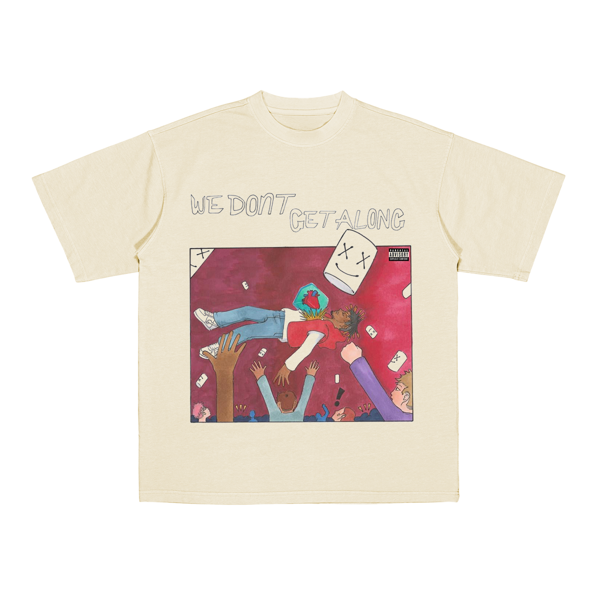 Juice WRLD We Don't Get Along Cotton Unisex T-shirt