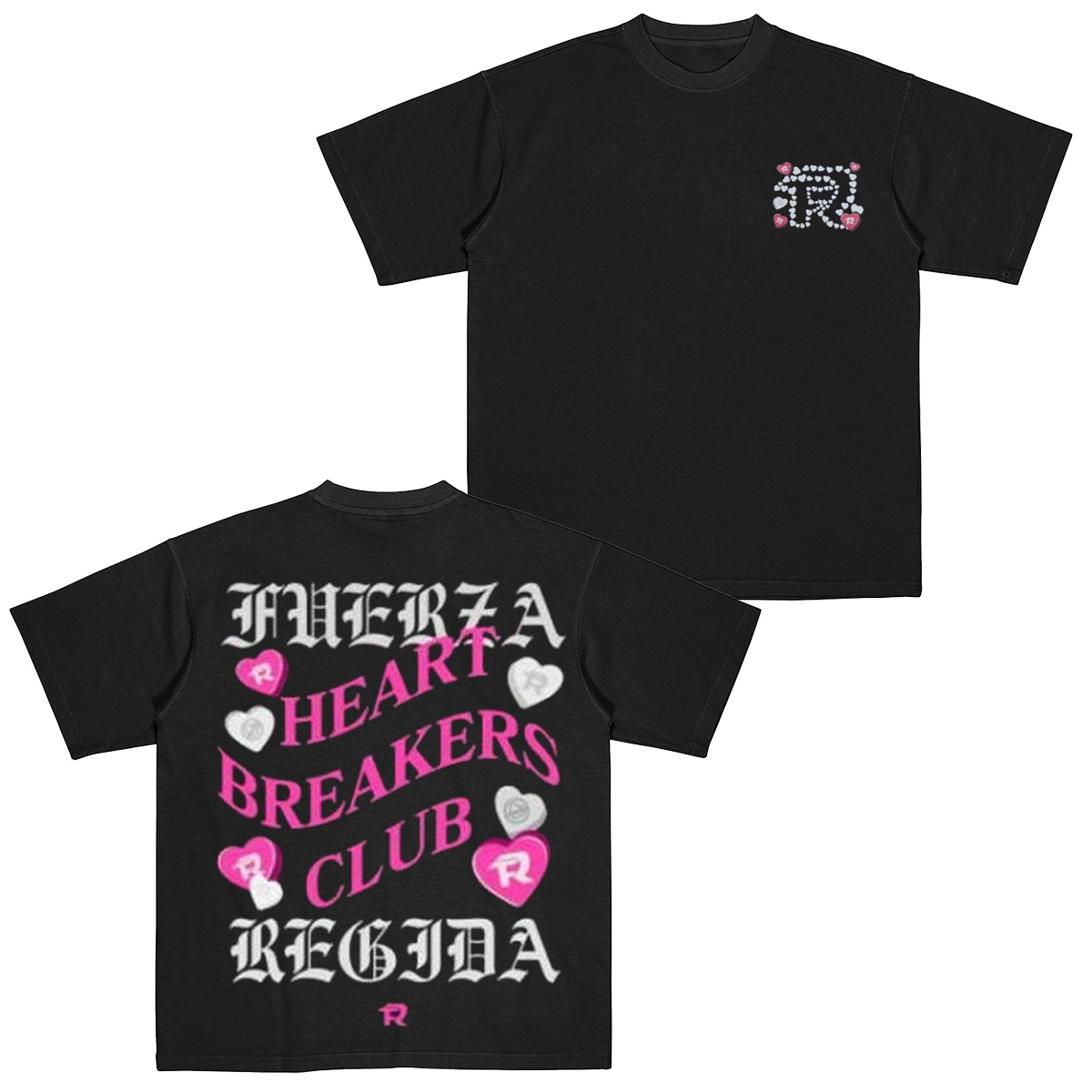Fuerza Regida Heart Breakers Club Cotton Unisex T-shirt