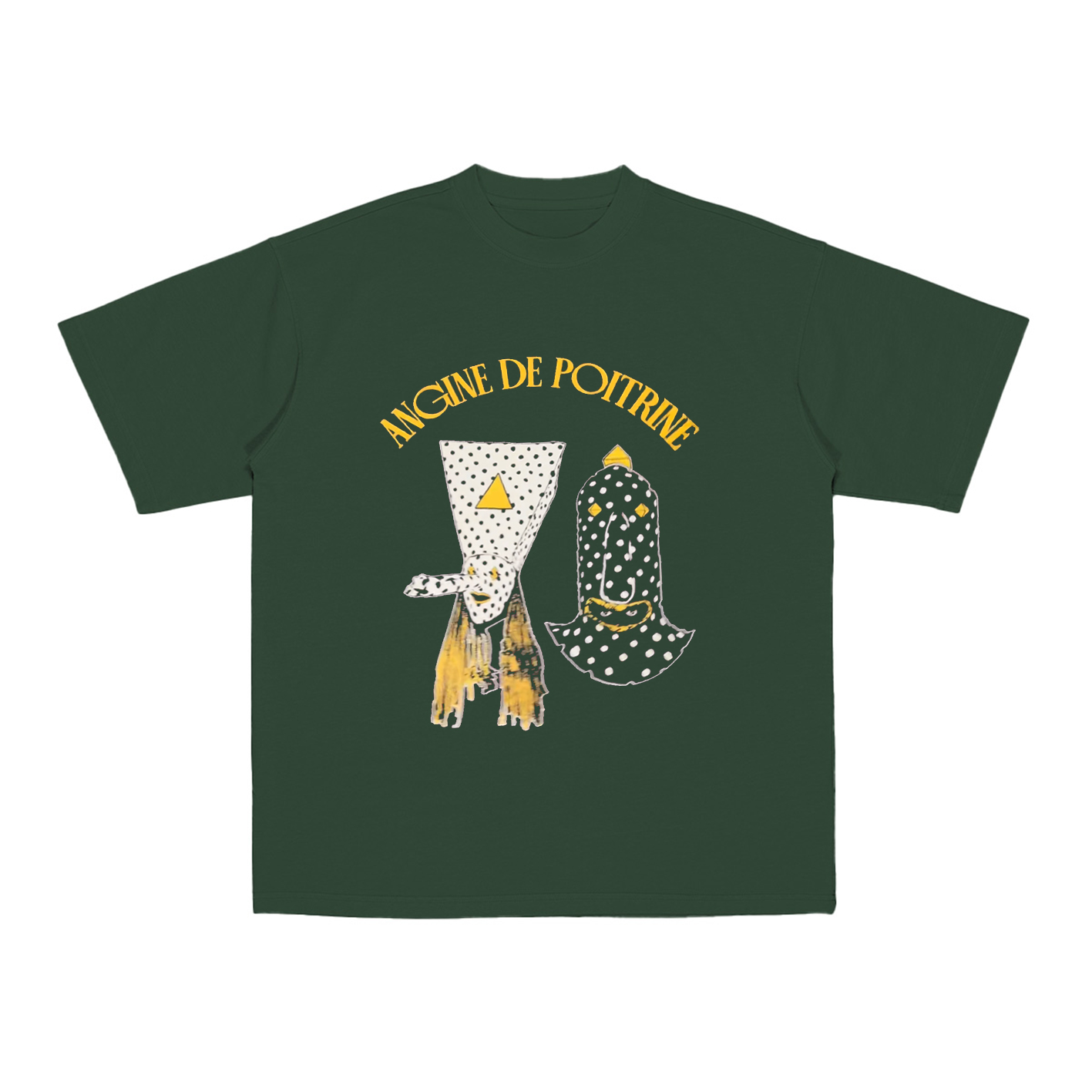 Angine De Poitrine Cotton Unisex T-shirt