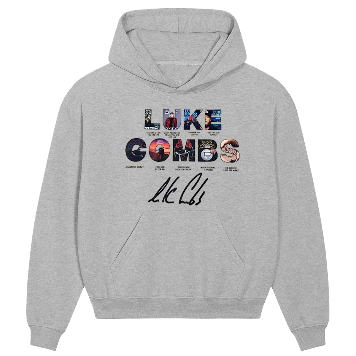 Luke Combs Unisex Cotton Hoodie