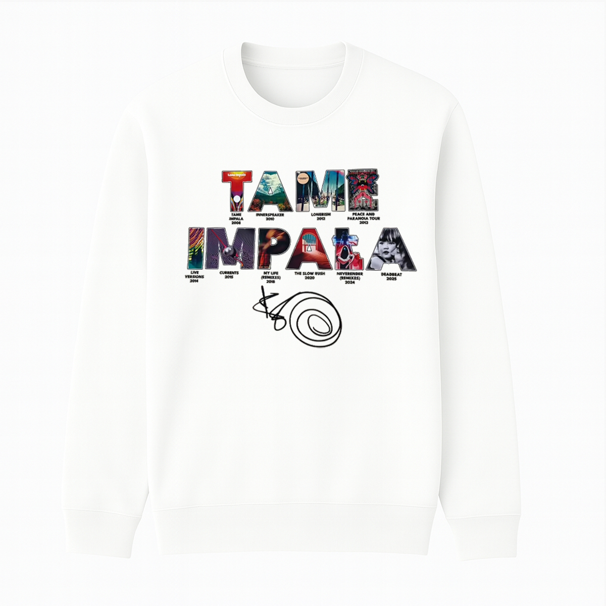 Tame Impala Unisex Cotton Creneck Sweatshirt