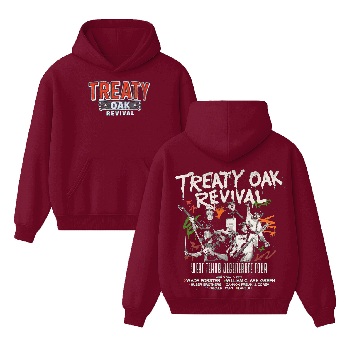 Treaty Oak Revival Unisex Cotton Hoodie