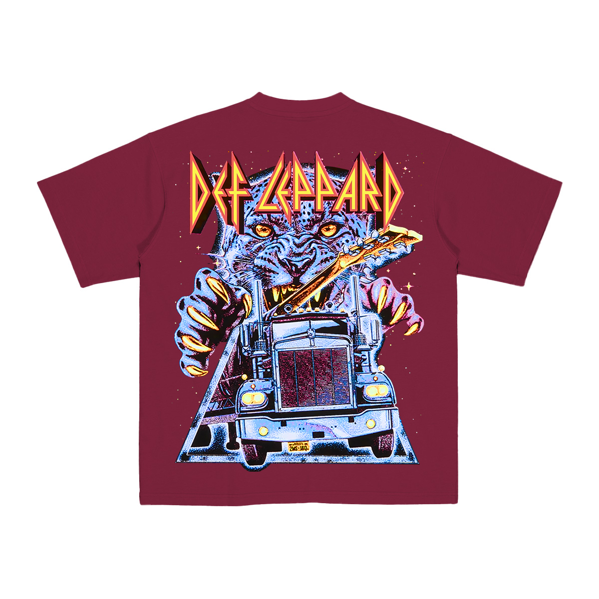 Vintage romance meets arena rock power. Def Leppard Cotton Unisex T-shirt