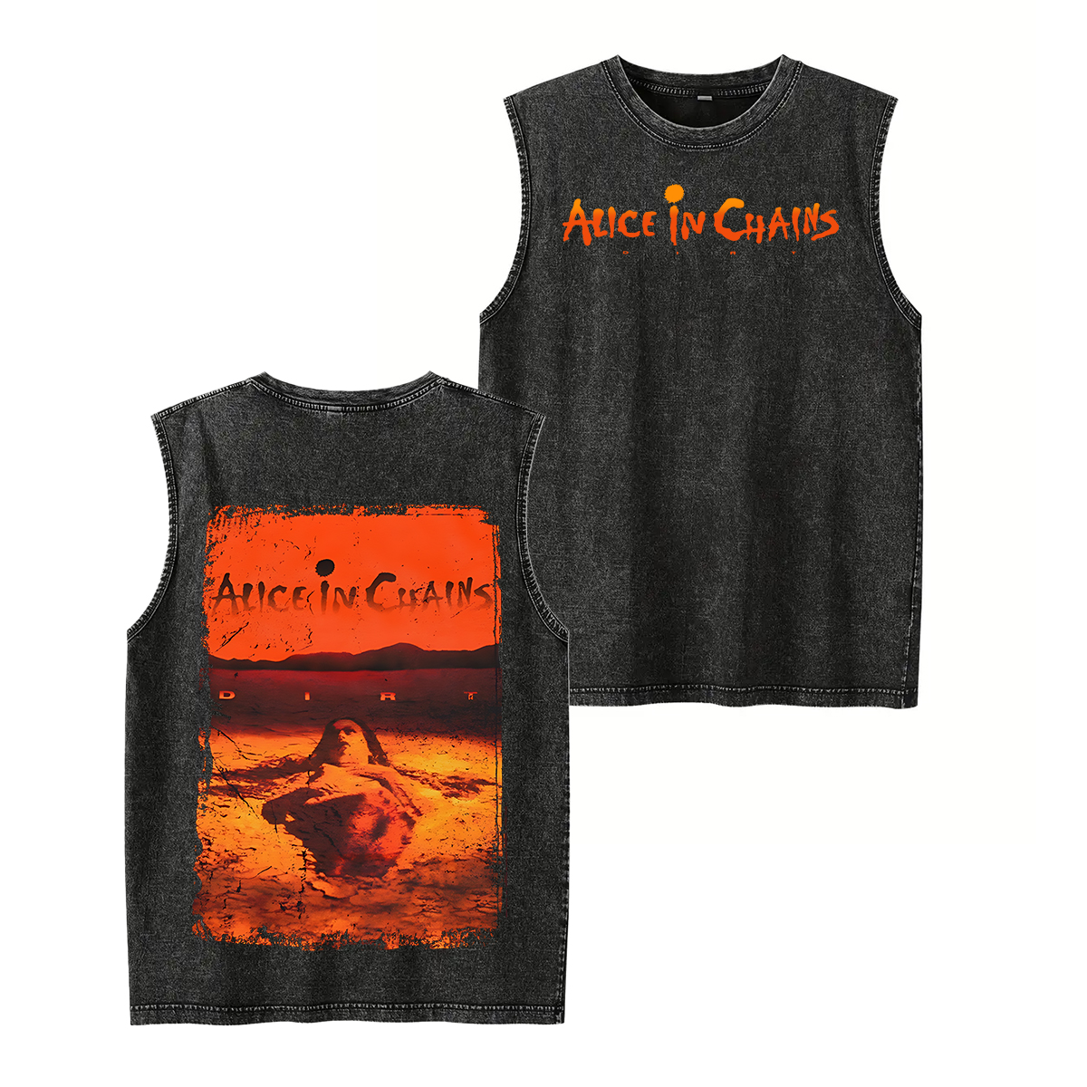 Alice in Chains Washed Unisex Tank Top