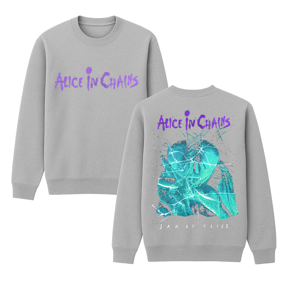 Alice in Chains Cotton Unisex Crewneck Sweatshirt