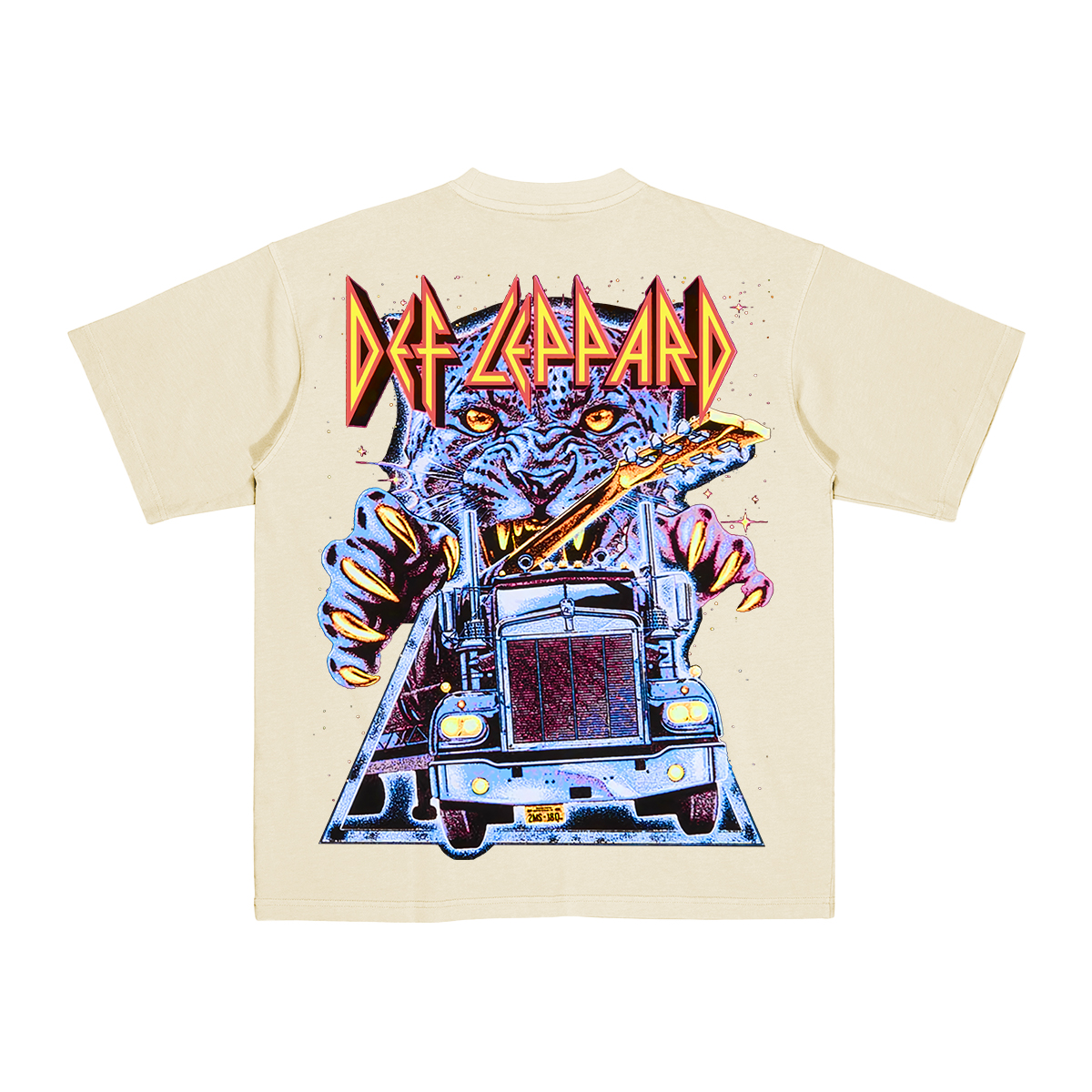 Vintage romance meets arena rock power. Def Leppard Cotton Unisex T-shirt