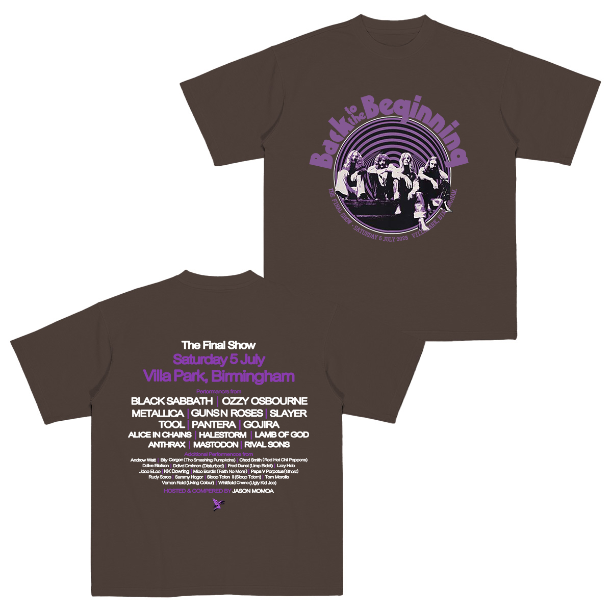 Black Sabbath And Ozzy Osbourne Unisex T-Shirt