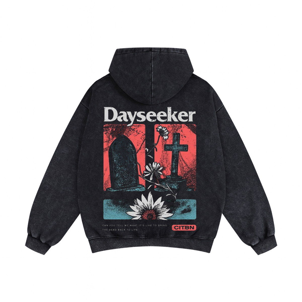 Dayseeker Unisex Washed Zip Up Hoodie