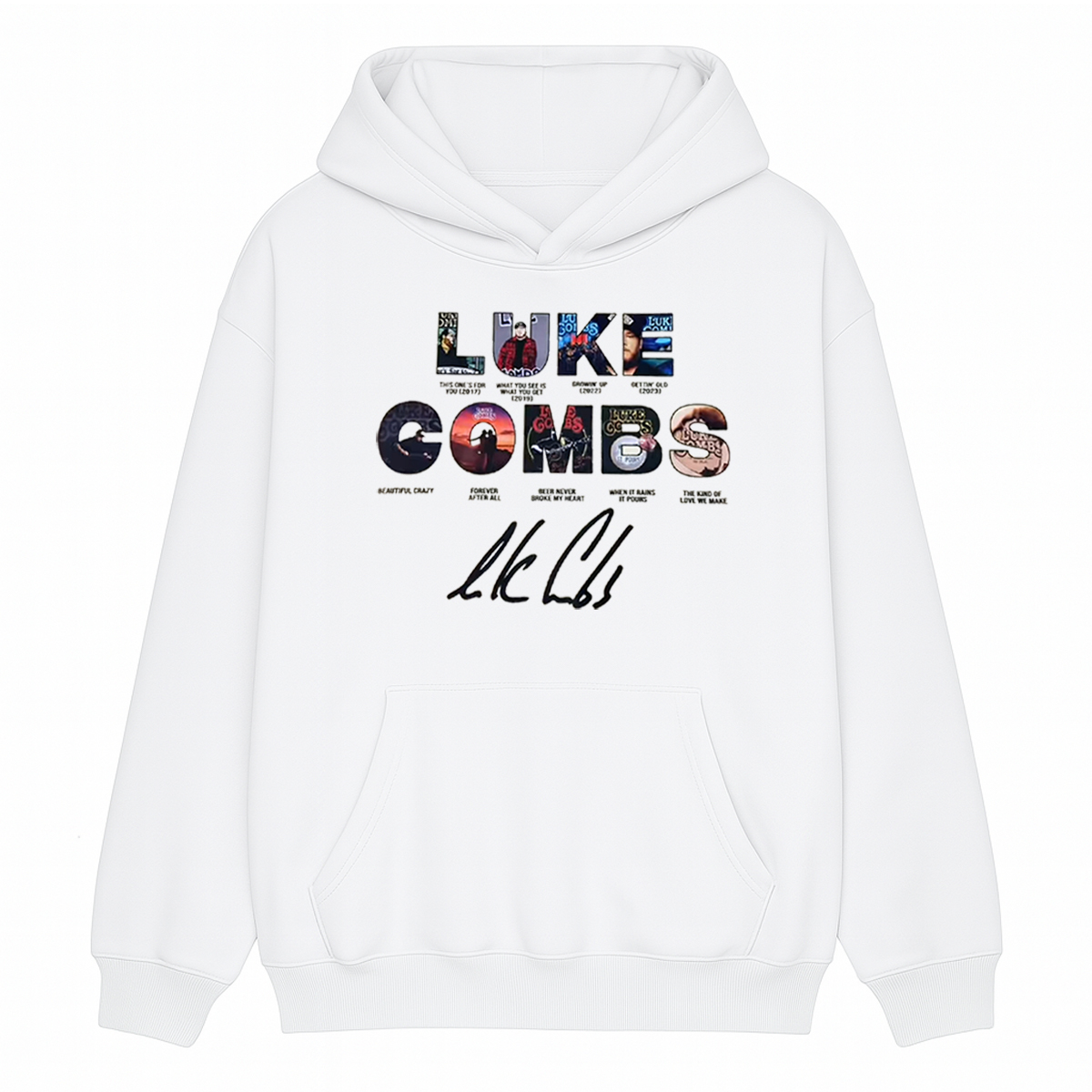 Luke Combs Unisex Cotton Hoodie