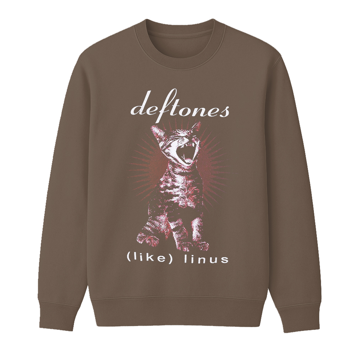 Deftones Like Linus Album Cover Boyfriend Fit Girls Cotton Unisex Creneck Sweatshirt