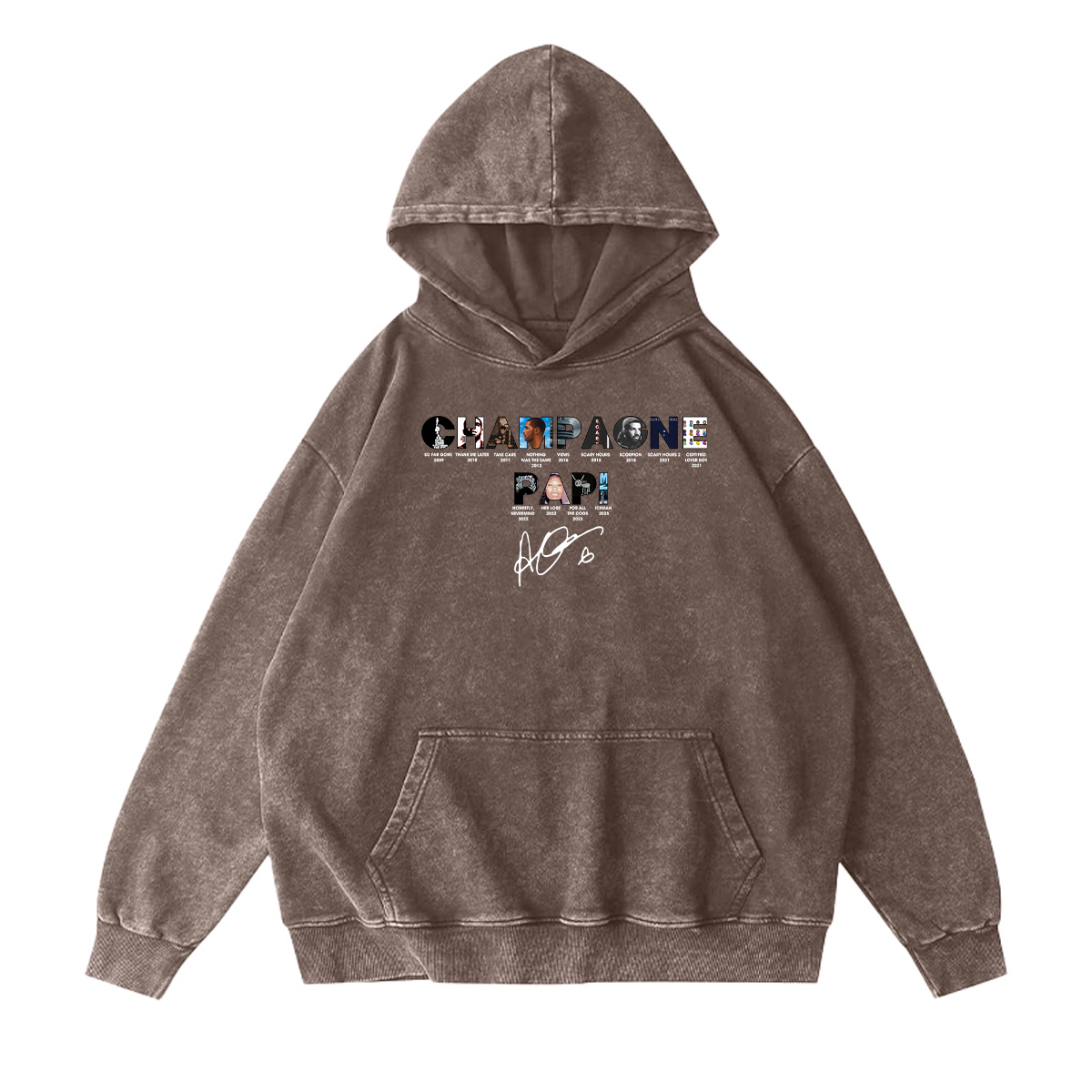 Drake Unisex Washed Hoodie