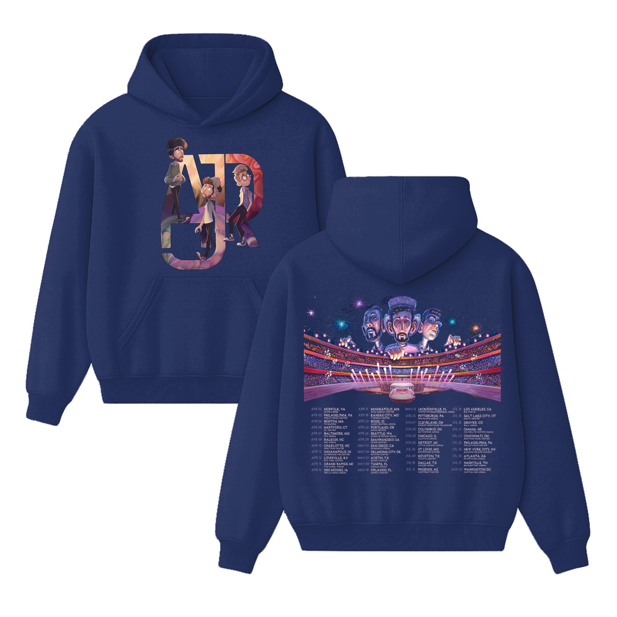AJR 2024 Tour Cotton Unisex Hoodie