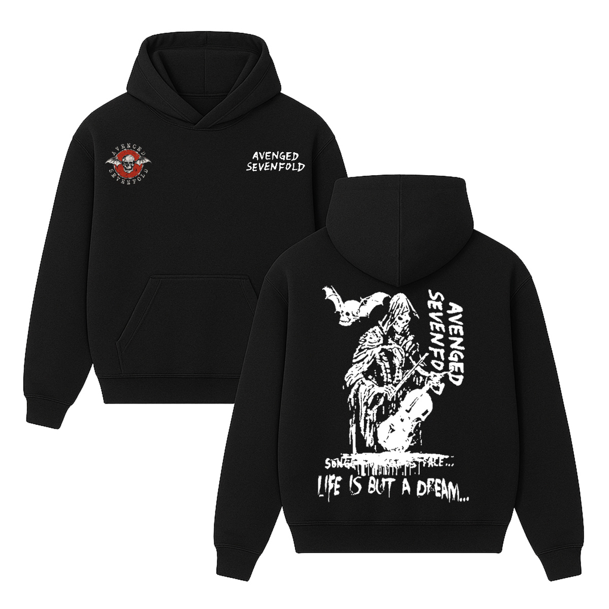 Avenged Sevenfold A7X Unisex Cotton Hoodie